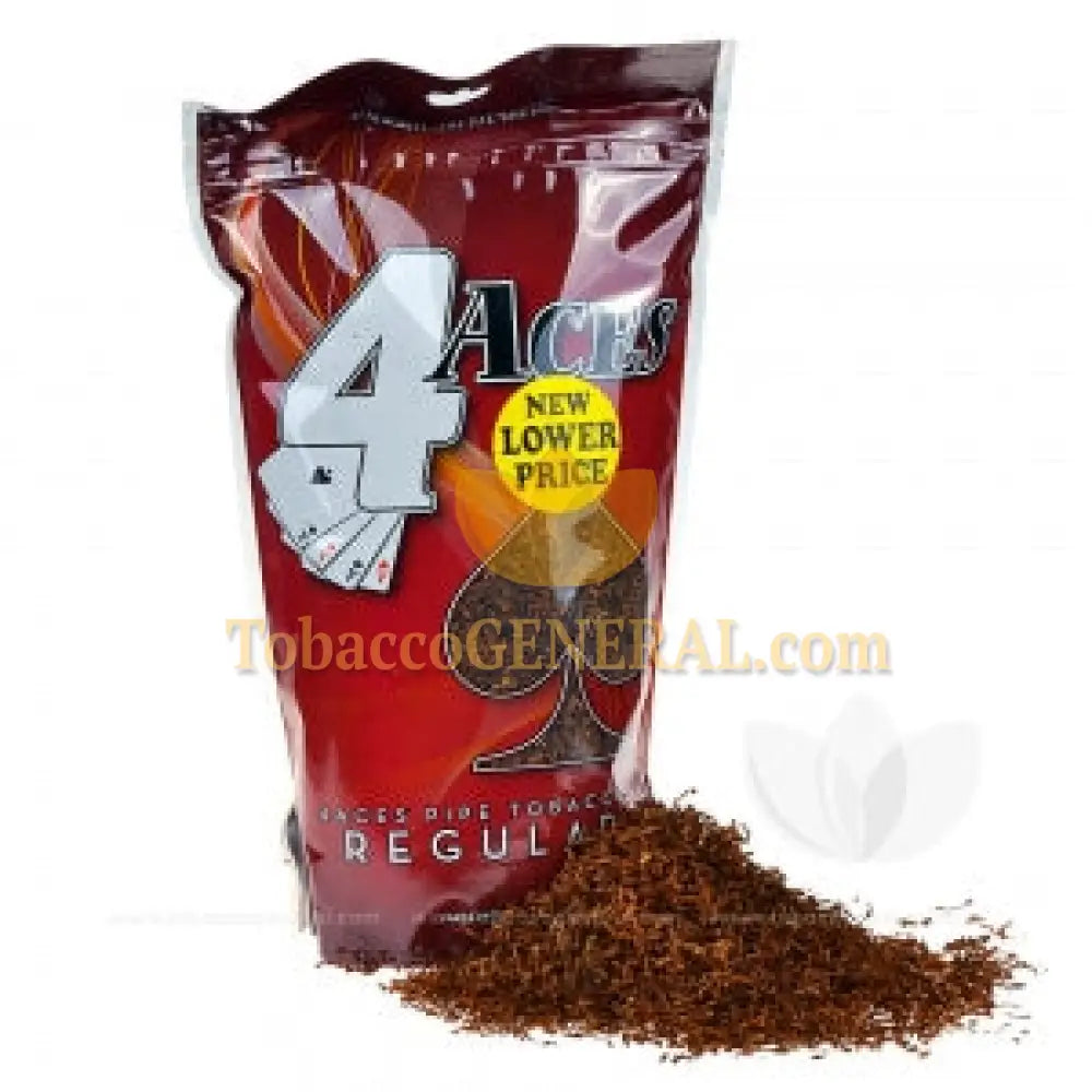 4 Aces Pipe Tobacco Regular (Red) 16 oz. Pack