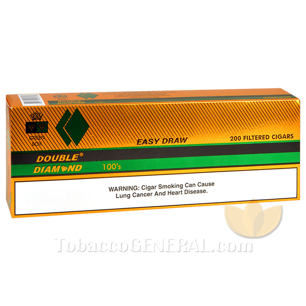 Double Diamond Menthol Filtered Cigars 10 Packs of 20