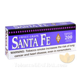 Santa Fe Filtered Cigars 10 Packs of 20 Grape