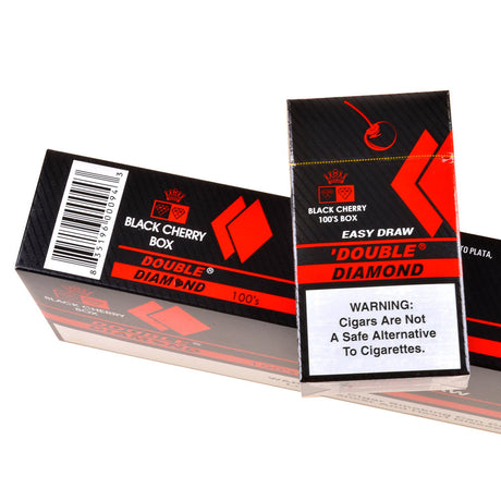 Double Diamond Black Cherry Filtered Cigars 10 Packs of 20