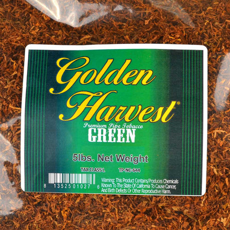 Golden Harvest Mint Blend Pipe Tobacco 5 Lb. Pack