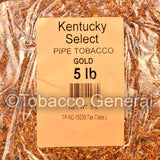 Kentucky Select Natural Gold Pipe Tobacco 5 Lb. Pack