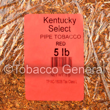 Kentucky Select Full Flavor Red Pipe Tobacco 5 Lb. Pack