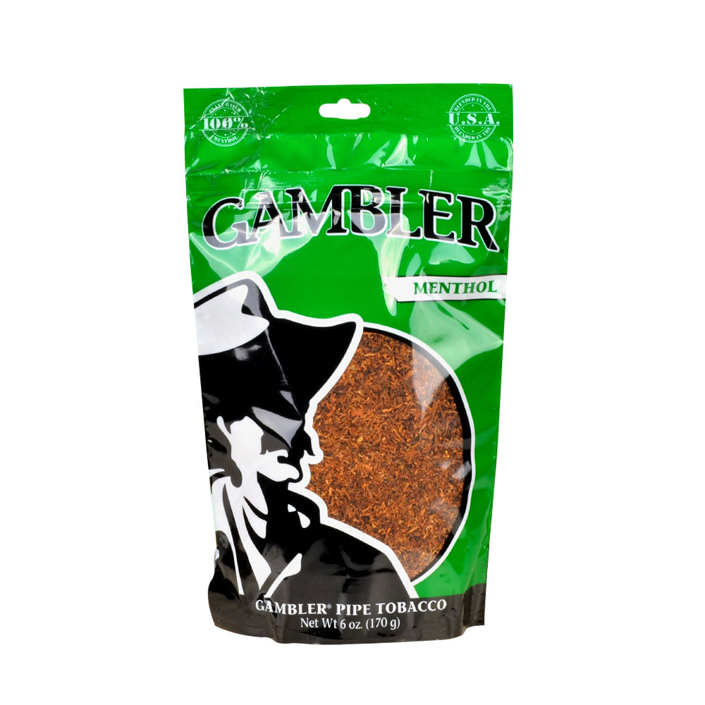 Gambler Pipe Tobacco Menthol Mint 6 oz. Pack