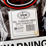 OHM Turkish Red Pipe Tobacco Pack 5 Lb. Pack