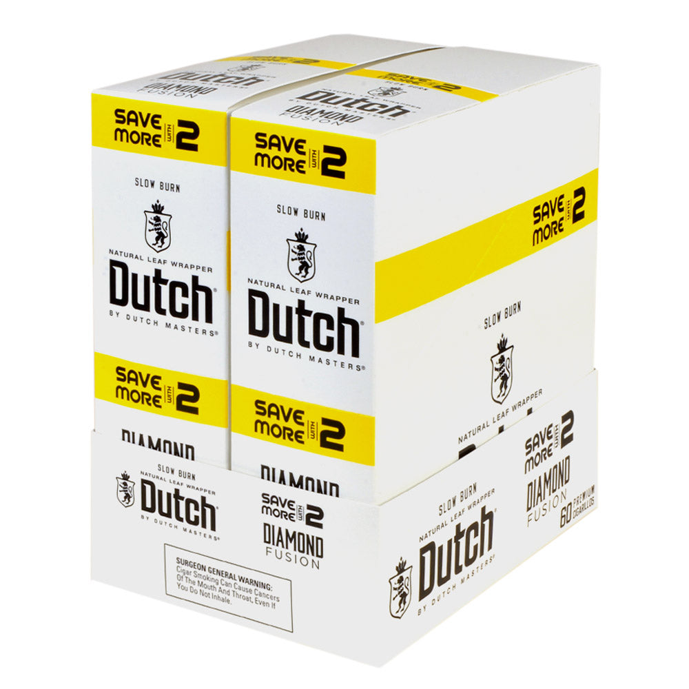 Dutch Masters Foil Fresh Diamond Fusion Cigarillos 30 Packs of 2