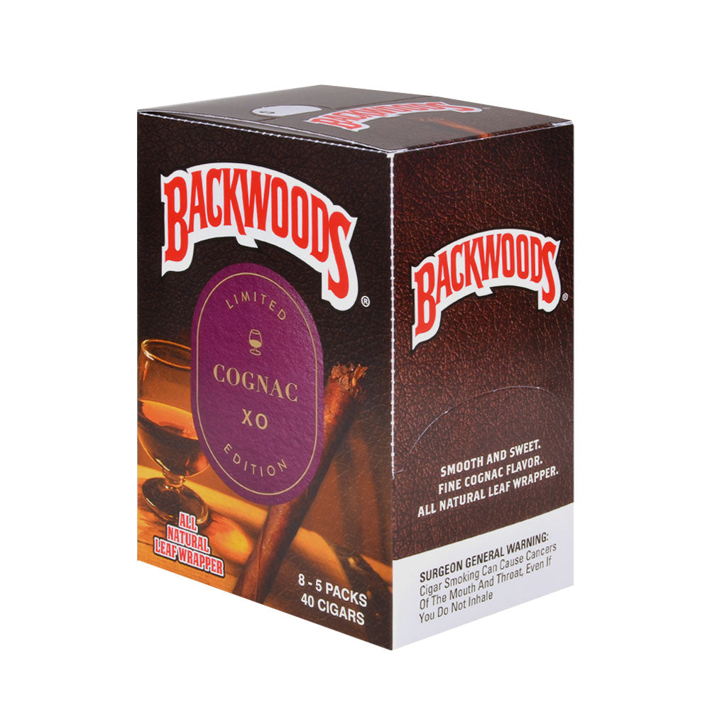 Backwoods Cognac XO Cigars 8 Packs of 5