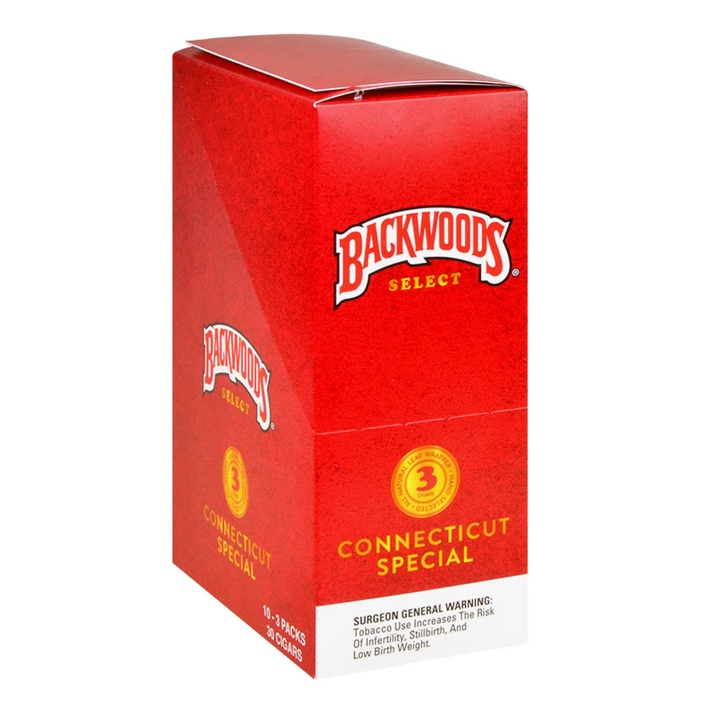 Backwoods Select Connecticut Special Cigars 10 Packs of 3