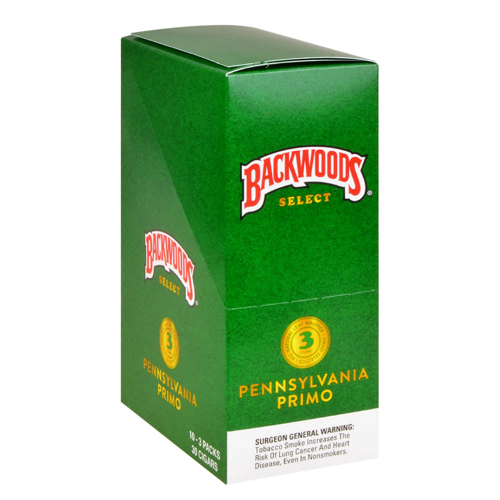 Backwoods Select Pennsylvania Primo Cigars 10 Packs of 3