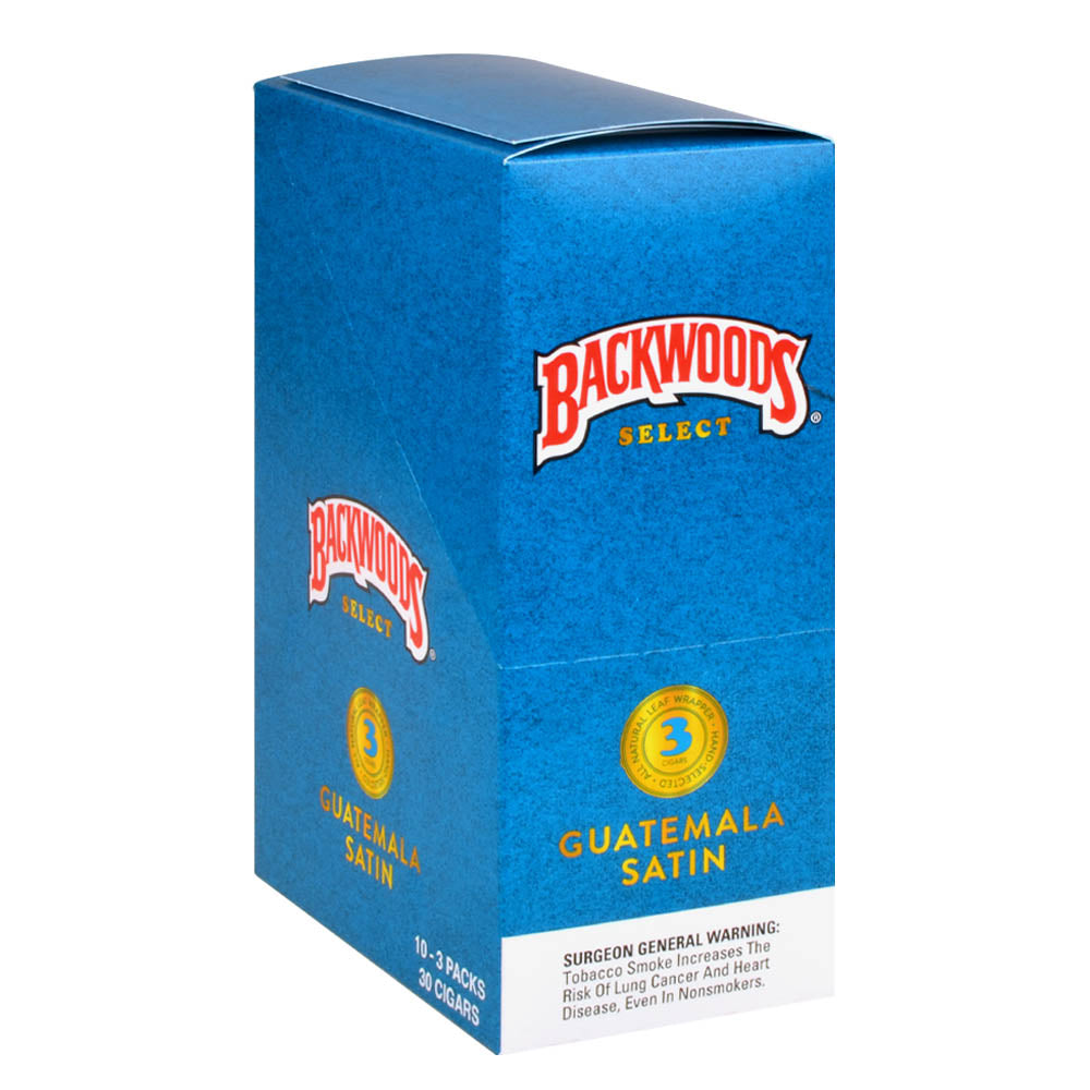 Backwoods Select Guatemala Satin Cigars 10 Packs of 3