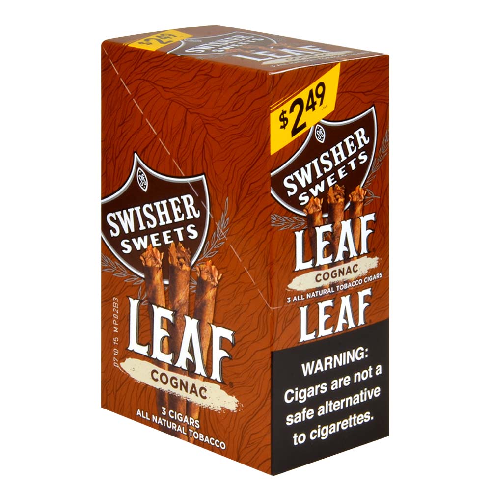 Swisher Sweets Leaf Cognac Cigars 3 for 2.49 Pre-Priced 10 Packs of 3