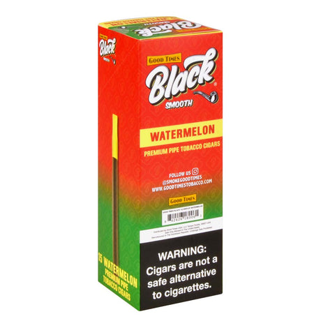 Good Times Black Smooth Cigarillos Watermelon Pack of 15