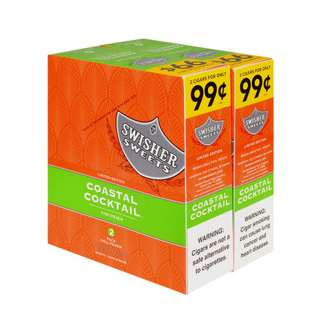 Swisher Sweets Coastal Cocktail Cigarillos 99c Pre-Priced 30 Packs of 2