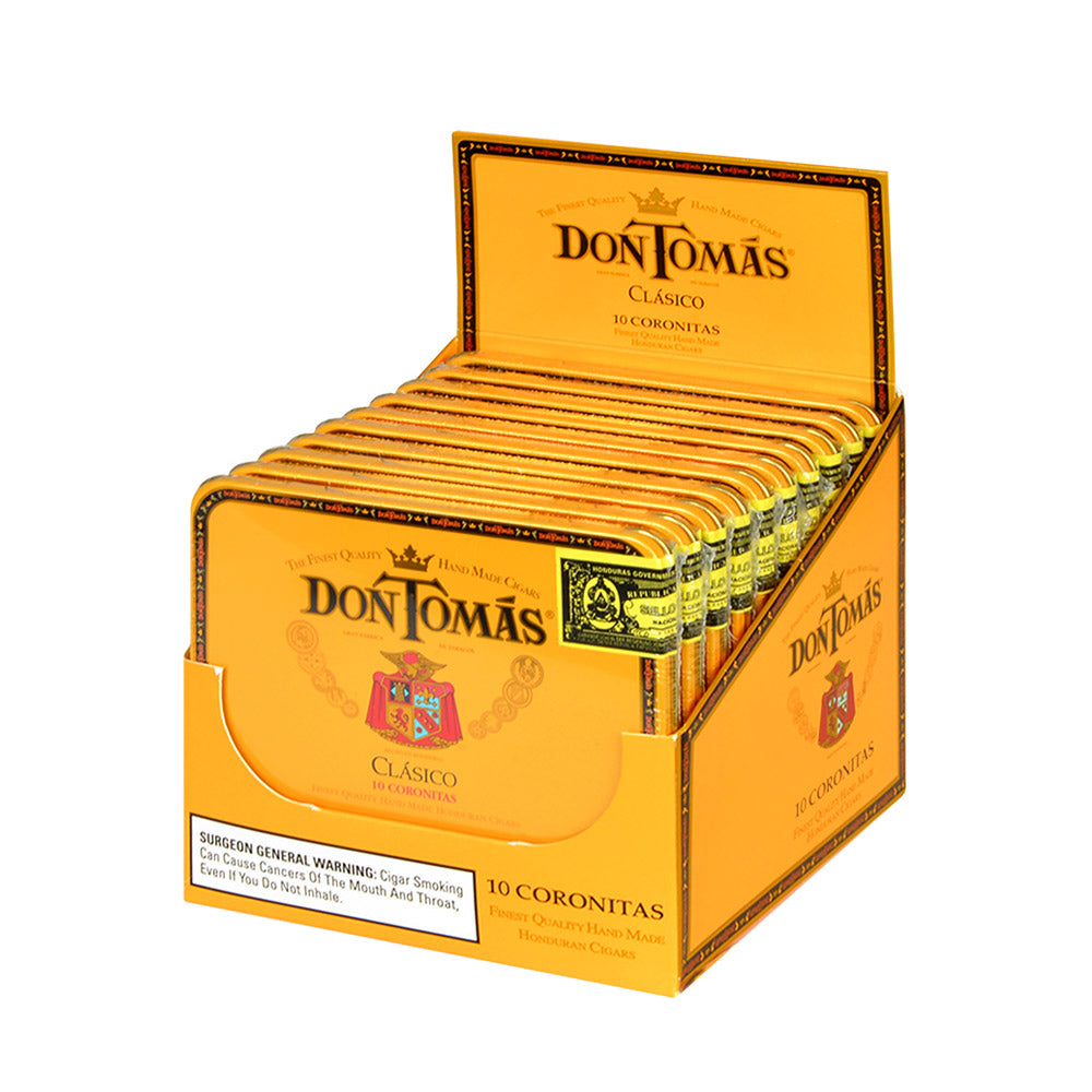 Don Tomas Fine Coronitas Cigars 10 Packs of 10