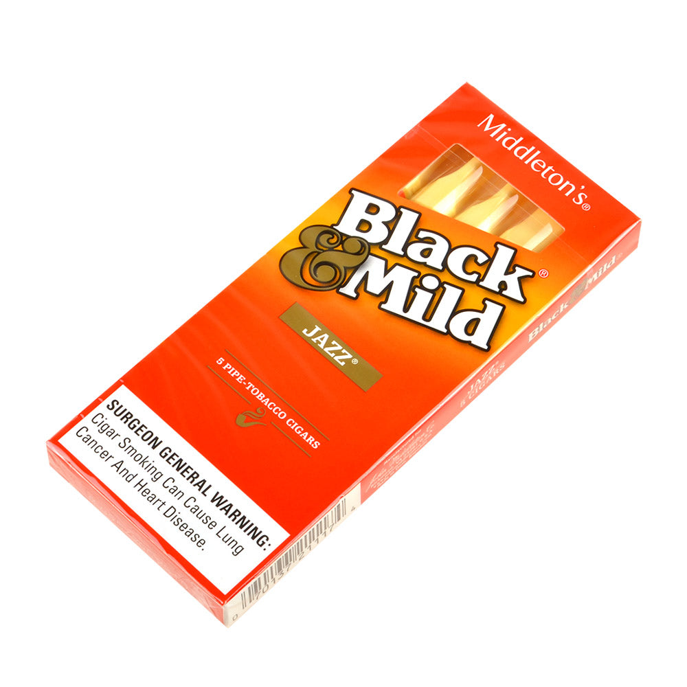 Middleton's Black & Mild Jazz Cigars 10 Packs of 5