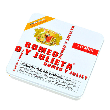 Romeo Y Julieta Mini Original Cigars 5 Tins of 20