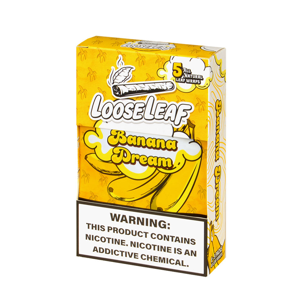 Loose Leaf Banana Dream wraps, 8 packs of 5