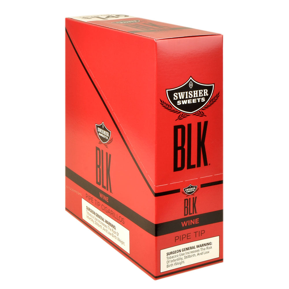 Swisher Sweets BLK Wine Tip Cigarillos 1.49 Pre-Priced 15 Packs of 2