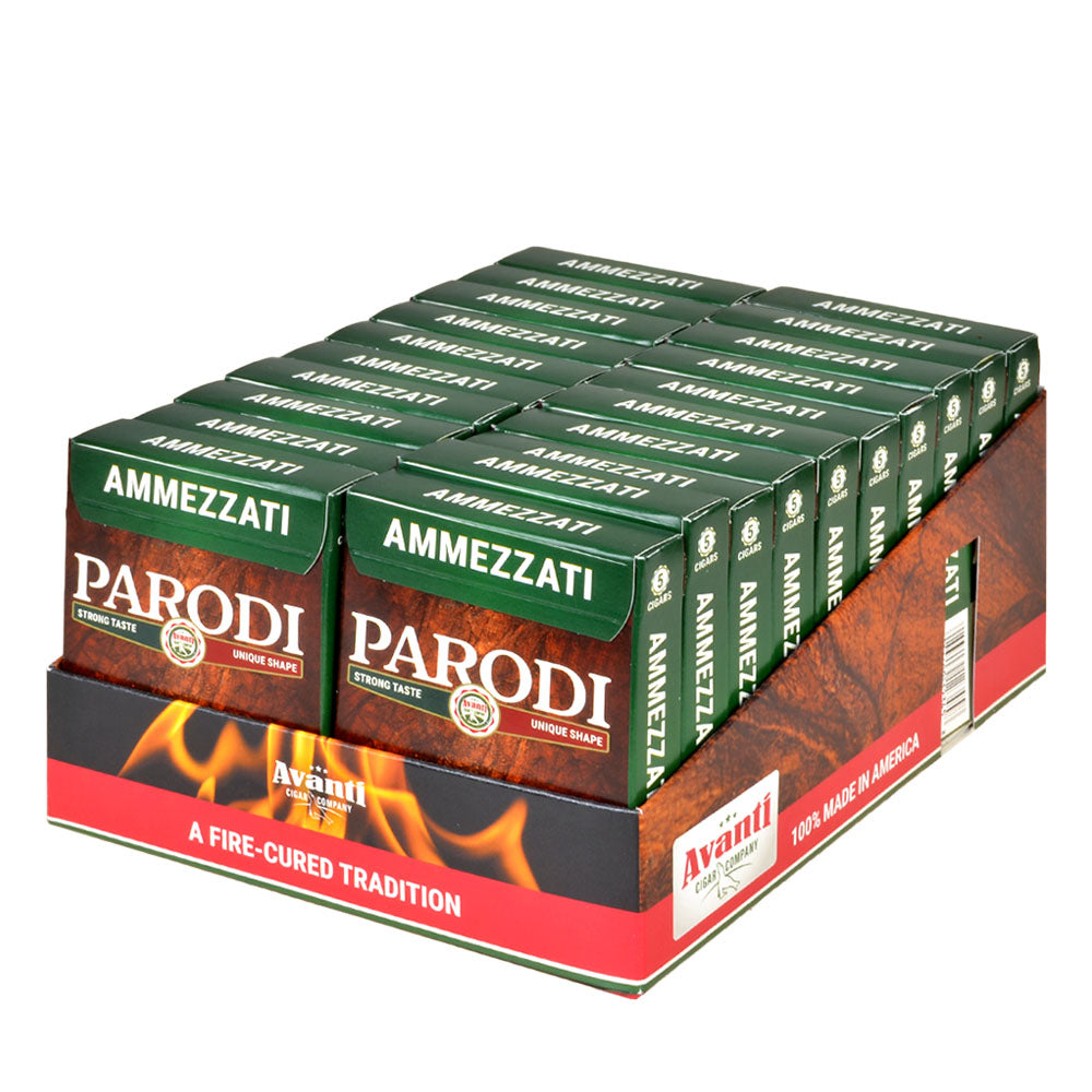 Parodi Avanti Ammezzati Cigars 20 Packs of 5