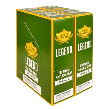 Swisher Sweets Legend Emerald 1.29 Pre-Priced Cigarillos 30 Packs of 2