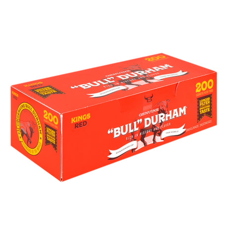 Bull Durham Filter Tubes King Size Regular (Full Flavor) 5 Cartons of 200