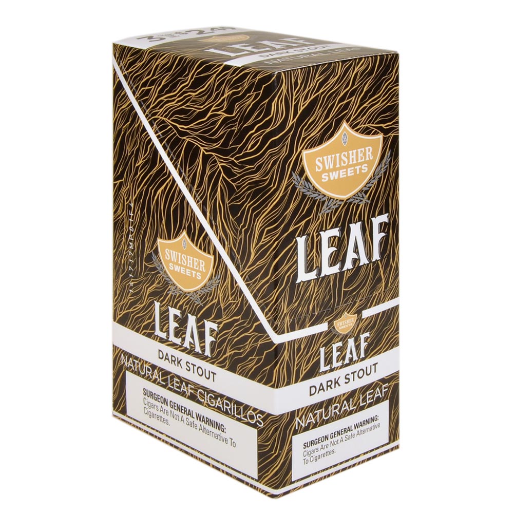 Swisher Sweets Leaf Dark Stout Cigars 3 for 2.49 Pre-Priced 10 Packs of 3