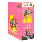 4 Kings Cigarillos 15 Packs of 4 Pre-Priced 1.39 Pink Lemonade