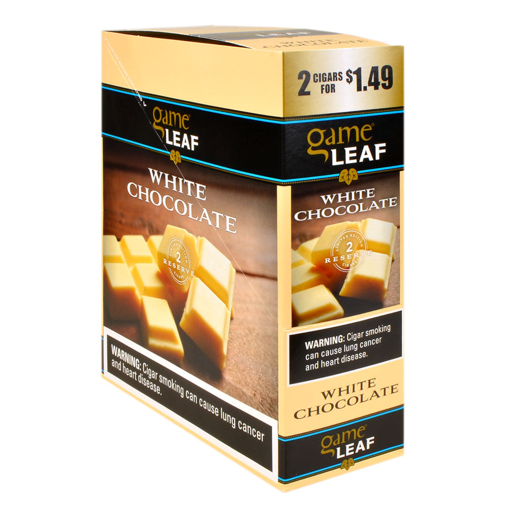 Game Leaf Cigarillos 2 for 1.49 15 Packs of 2 White Chocolate