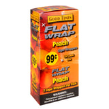 Good Times Flat Wraps Peach 25 Packs of 2 Pre-Priced