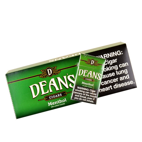 Deans Menthol Filtered Cigars 10 Packs of 20