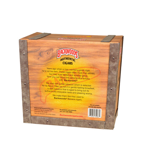 Backwoods Banana Single Cigars 40 Ct Box