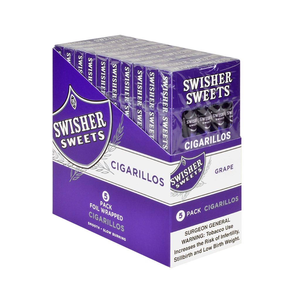 Swisher Sweets Grape Cigarillos 10 Packs of 5 – Tobacco General