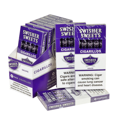 Swisher Sweets Grape Cigarillos 10 Packs of 5