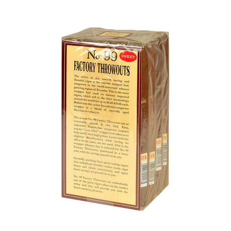 Factory Throwouts No. 99 Sweet Cigars Bundle of 20