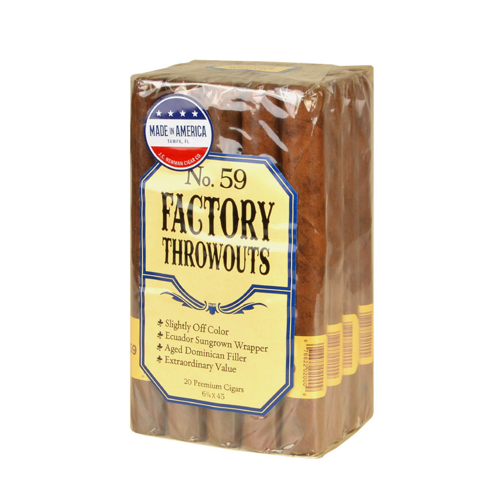 Factory Throwouts No. 59 Premium Cigars Bundle of 20