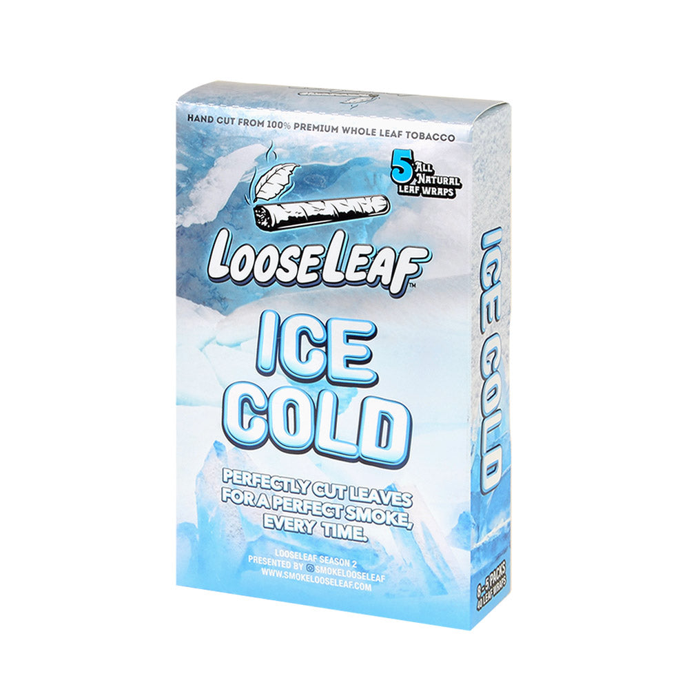 Loose Leaf Ice Cold wraps, 8 packs of 5