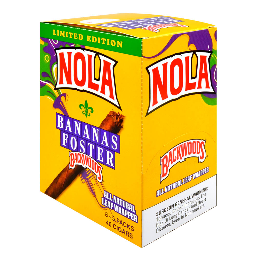 Backwoods Nola Bananas Foster Cigars 8 Packs of 5