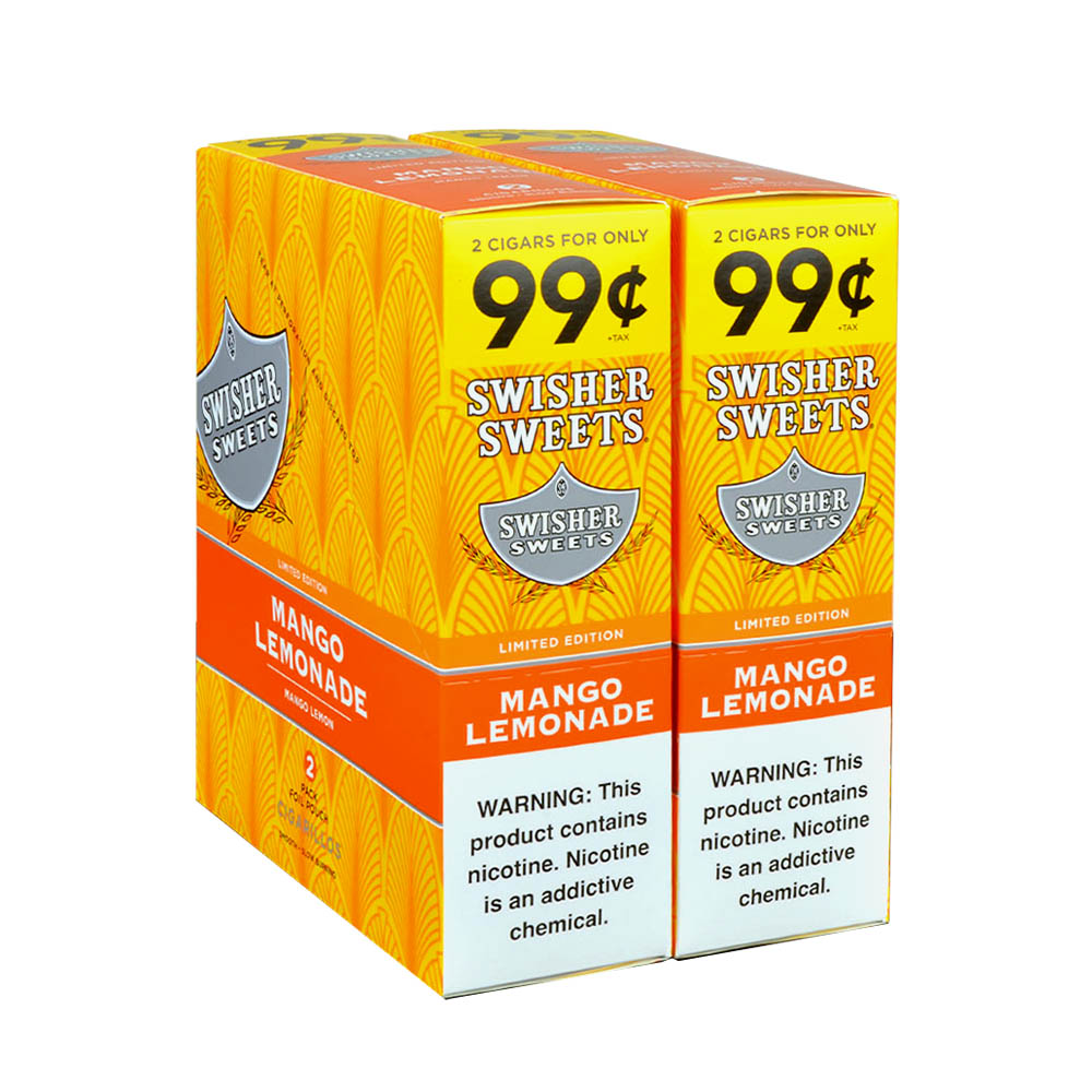 Swisher Sweets Mango Lemonade Cigarillos 99c Pre-Priced 30 Packs of 2