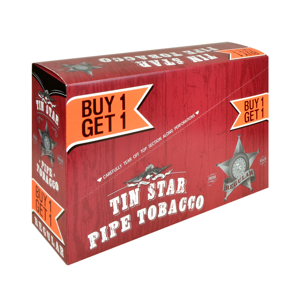 Tin Star B1G1 Regular Pipe Tobacco 6 Pouches of 0.7 oz.