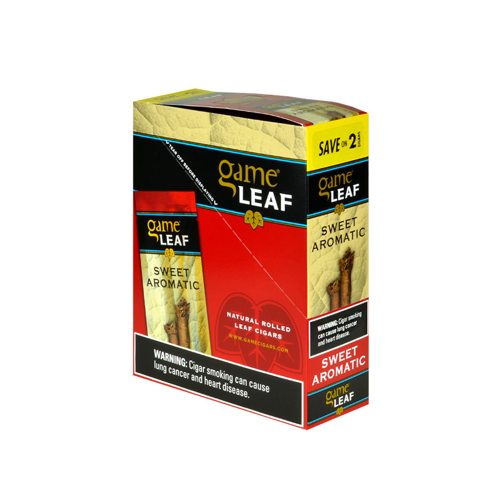 Game Leaf Cigarillos 15 Packs of 2 Sweet Aromatic – Tobacco General