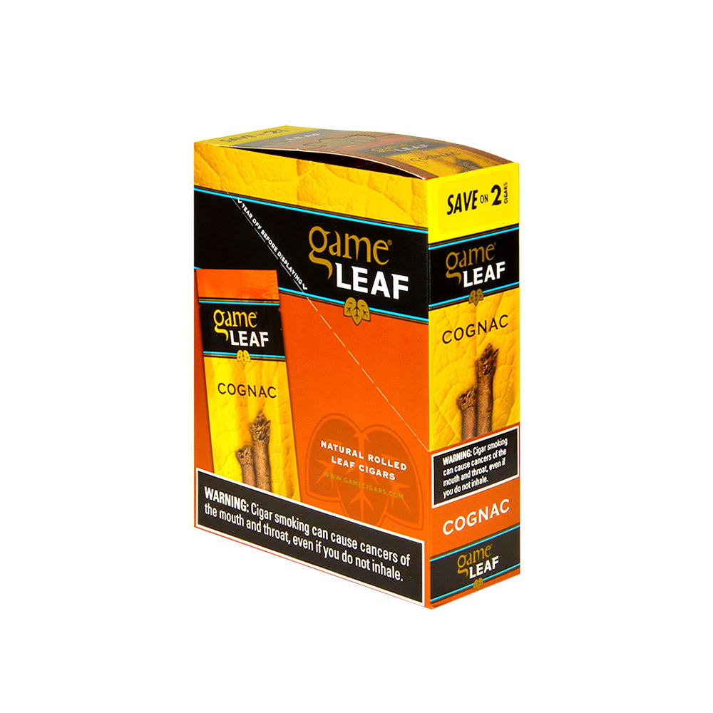 Game Leaf Cigarillos 15 Packs of 2 Cognac