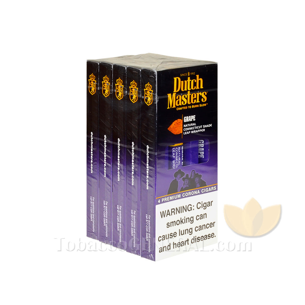 Dutch Masters Corona Grape Cigars 5 Packs of 4