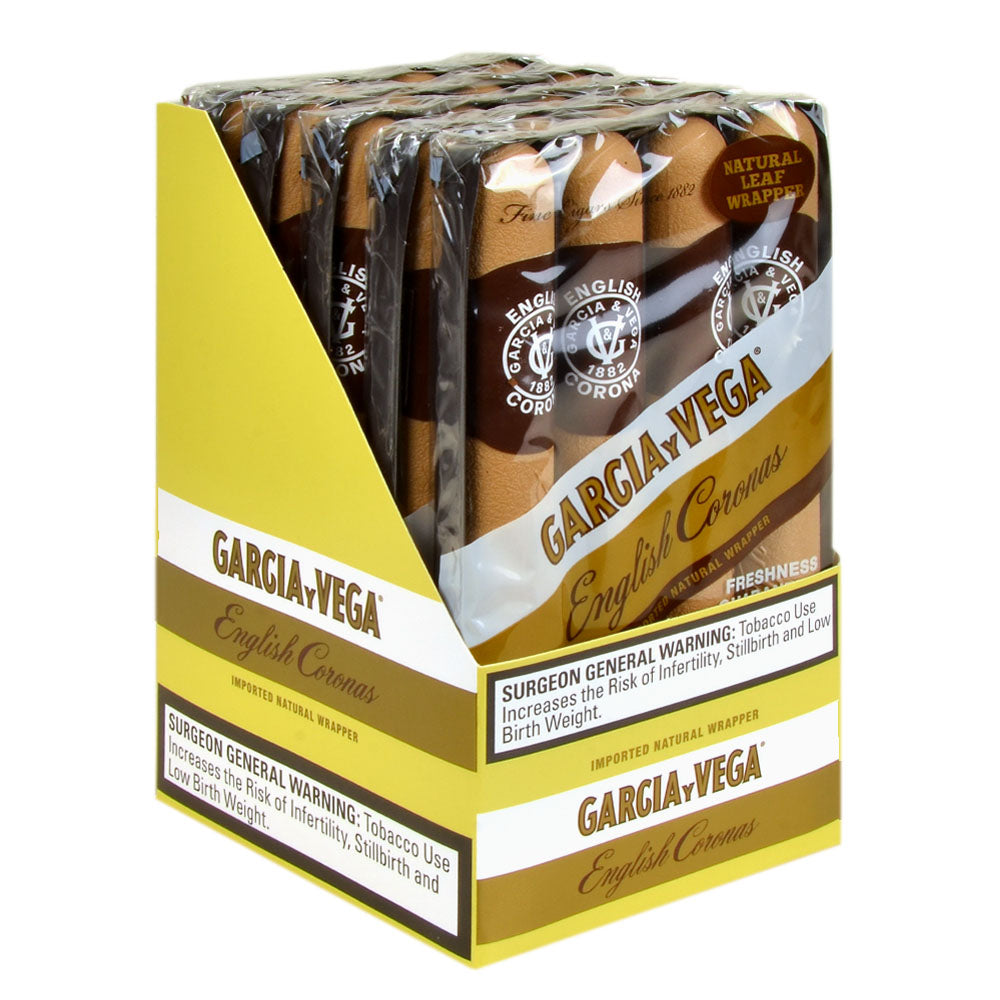 Garcia Y Vega English Corona Cigarillos 5 Packs of 4