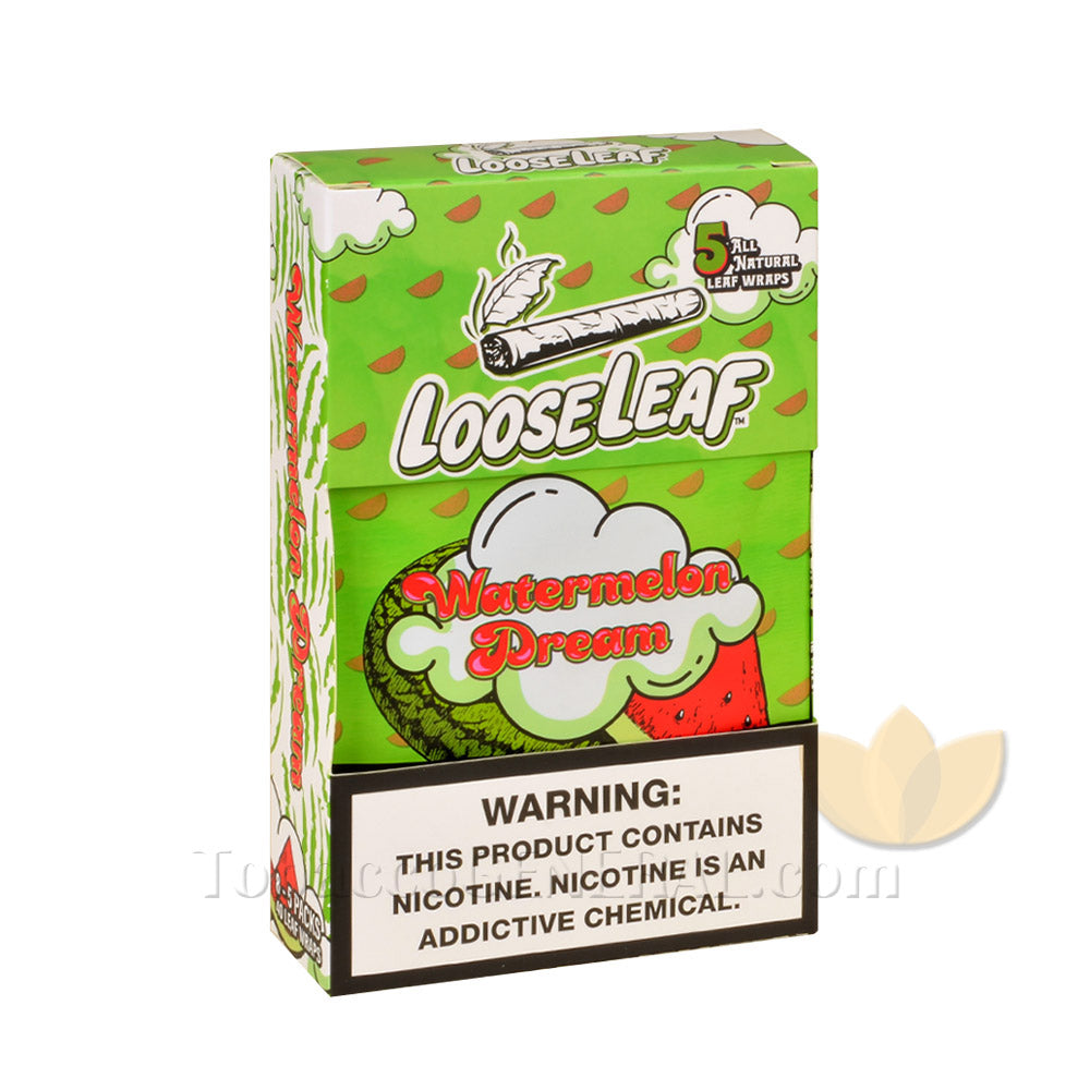 Loose Leaf Watermelon Dream Wraps 8 Packs of 5