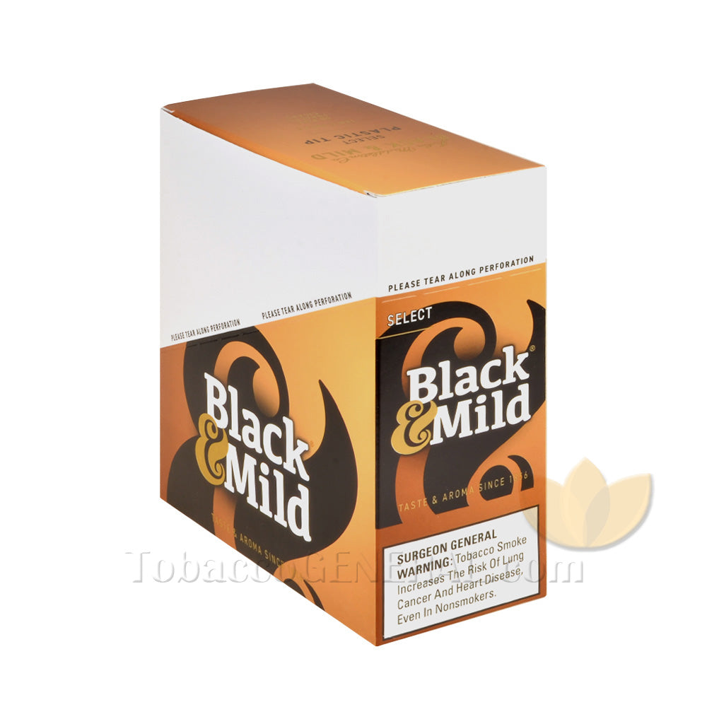 Middleton's Black & Mild Select (Mild) Cigars 10 Packs of 5