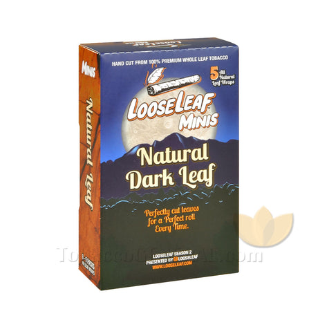 Loose Leaf Minis Natural Dark Wraps 8 Packs of 5