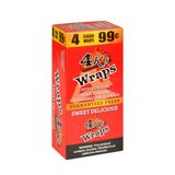 4 Kings Sweet Delicious Wraps 99c Pre-Priced 30 Pouches of 4