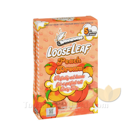 Loose Leaf Peach Dream Wraps 8 Packs of 5