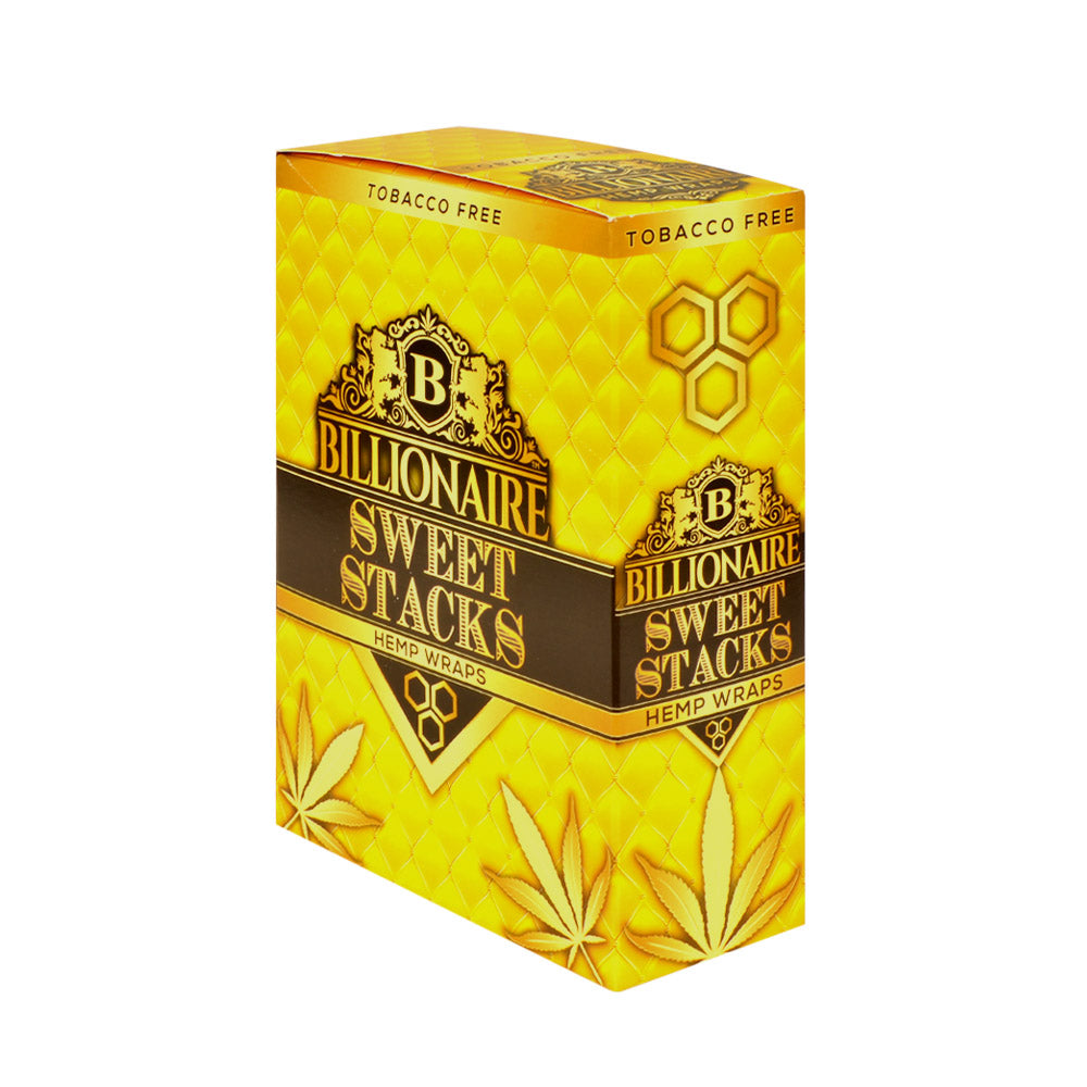 Billionaire Hemp Wraps Sweet Stacks 25 Packs of 2