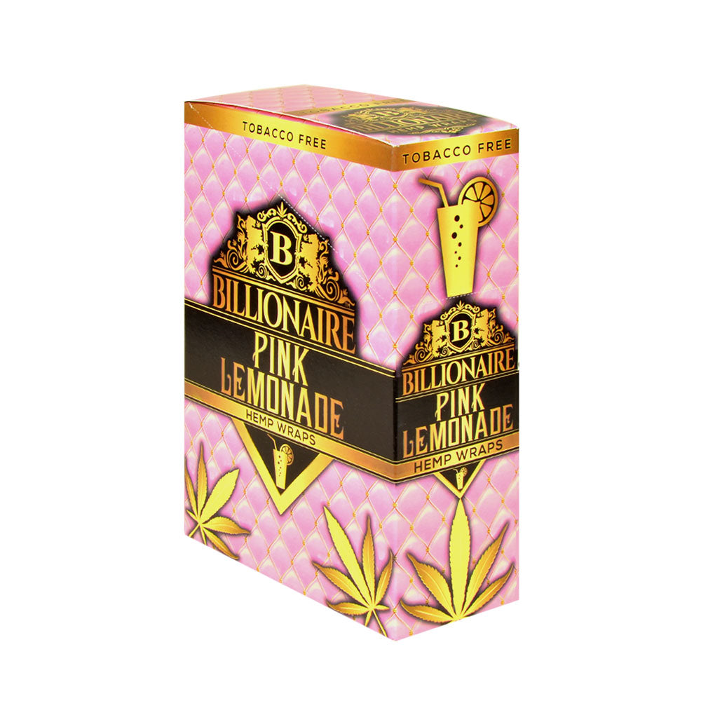 Billionaire Hemp Wraps Pink Lemonade 25 Packs of 2